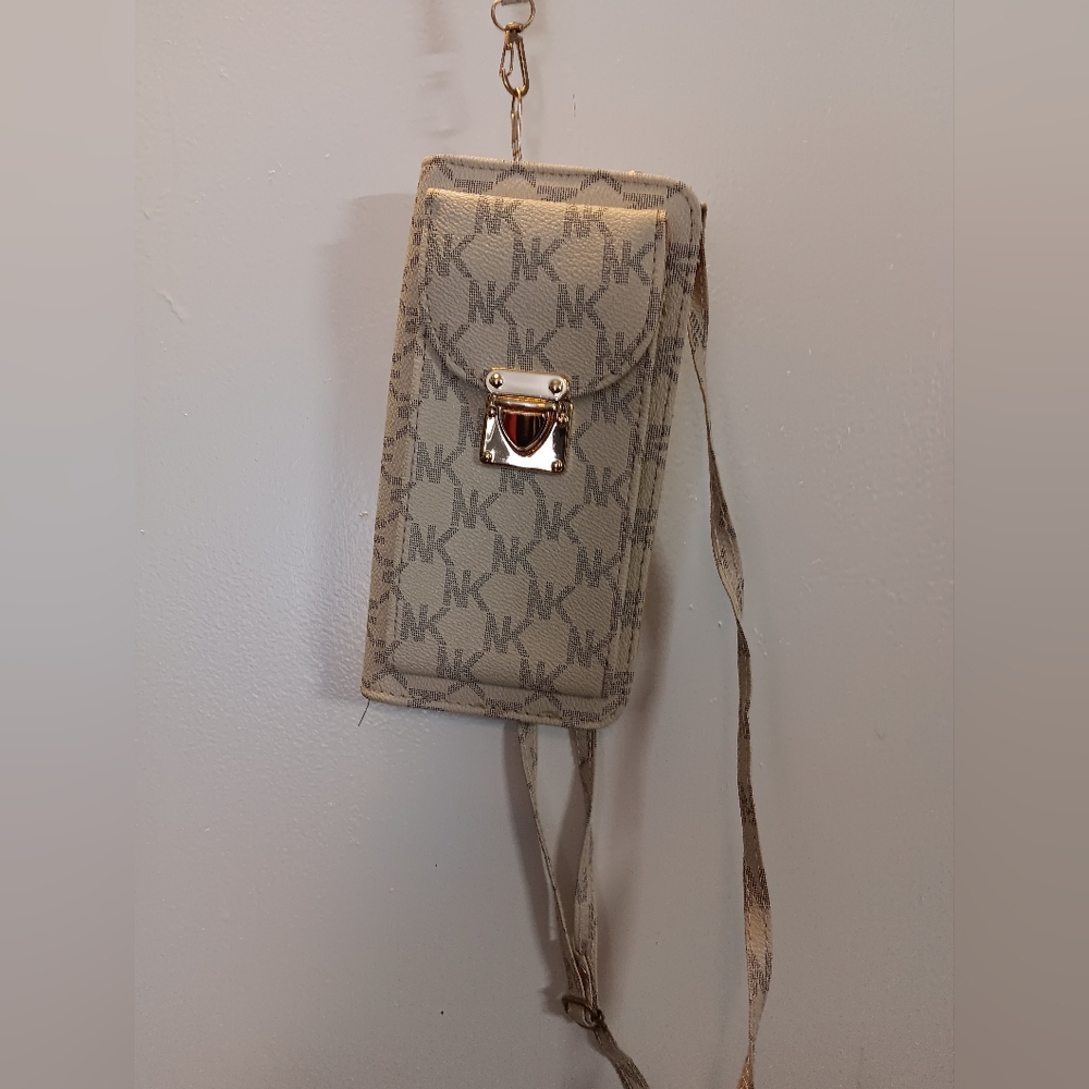 Michaoe Kors MK Beige  Crossbody Bag